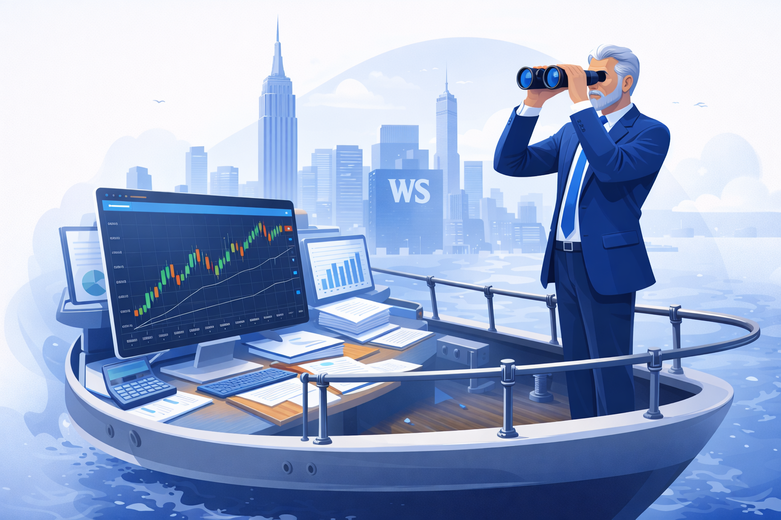 SharpTrader stock trading platform with analytics